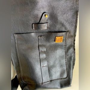 Artisan leather backpack